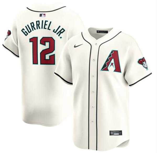 Men%27s Arizona Diamondbacks #12 Lourdes Gurriel Jr. 2023-24 Cream Cool Base Stitched Baseball Jersey Dzhi->baltimore orioles->MLB Jersey